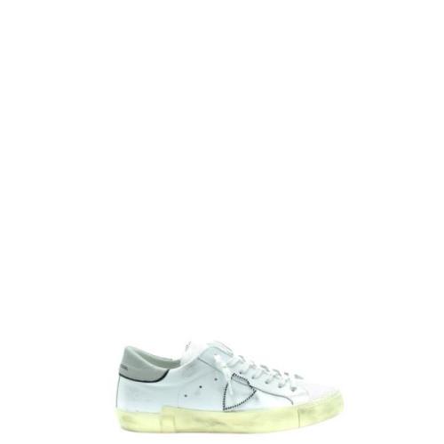 Philippe Model Suede Canvas Sneakers White, Herr