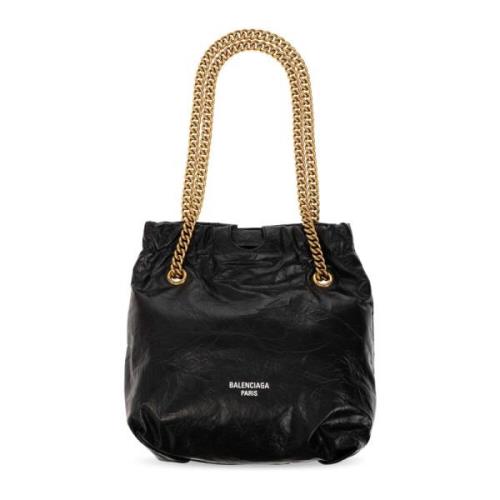 Balenciaga Crush S axelväska Black, Dam