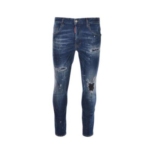 Dsquared2 Blå Jeans för Män Aw23 Blue, Herr