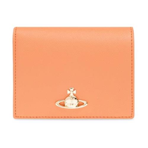 Vivienne Westwood Plånbok med logotyp Orange, Dam