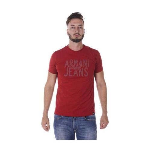 Armani Jeans Sweatshirts Red, Herr