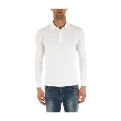 Armani Jeans Polo Shirts White, Herr