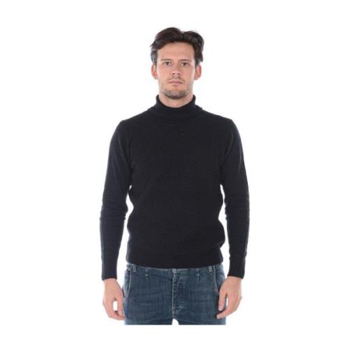 Daniele Alessandrini Melbourne Sweater Pullover Black, Herr