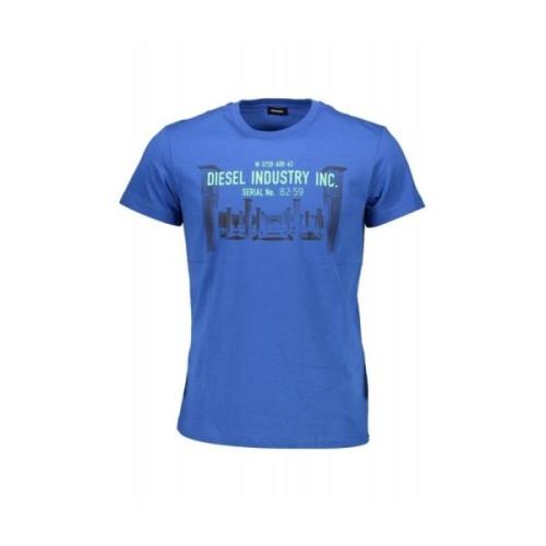 Diesel T-Shirts Blue, Herr