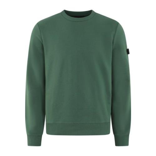Peuterey Sweatshirts Green, Herr