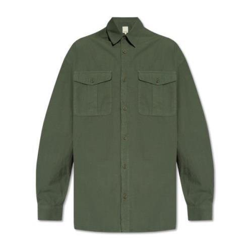 Emporio Armani Casual Shirts Green, Herr