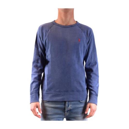 Ralph Lauren Himmelblå Bomullssweatshirt Ss22 Blue, Herr