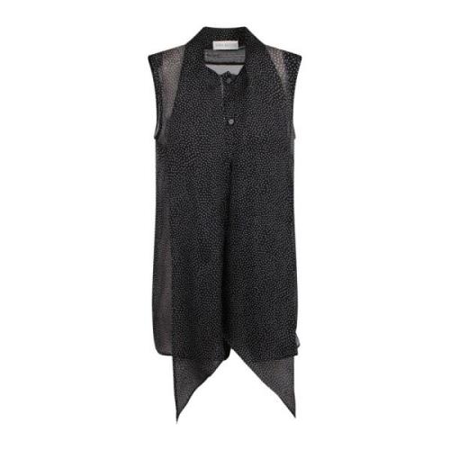 Nina Ricci Sleeveless Knitwear Black, Dam
