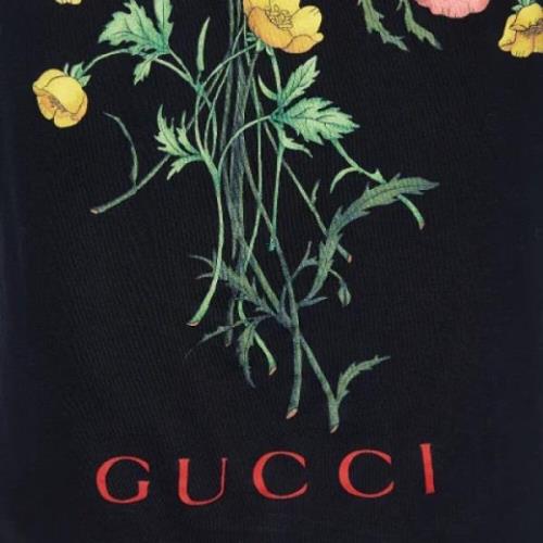 Gucci Vintage Pre-owned Bomull toppar Black, Dam