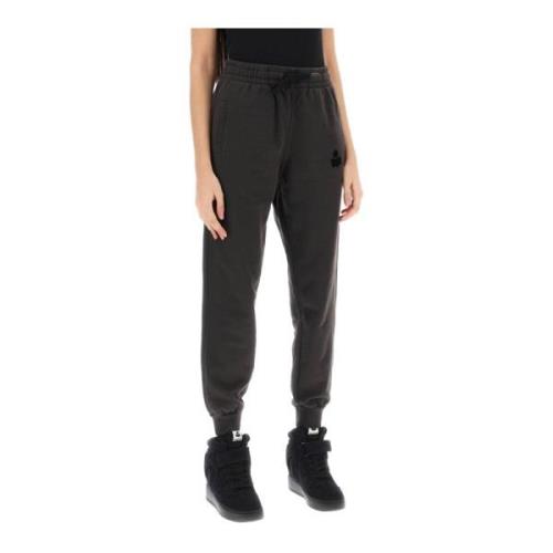 Isabel Marant Étoile Monogram Detalj Joggers Gray, Dam