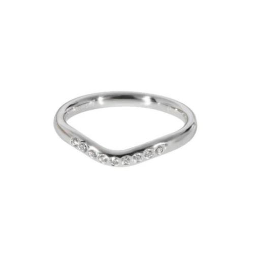 Tiffany & Co. Pre-owned Pre-owned Platina ringar Gray, Dam