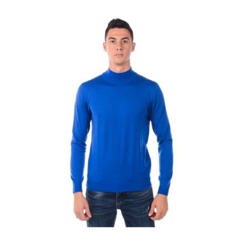 Daniele Alessandrini Varg Sweater Pullover Blue, Herr