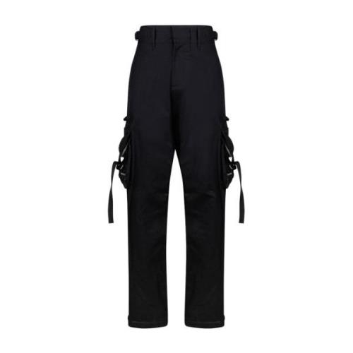 Off White Tapered Trousers Black, Herr