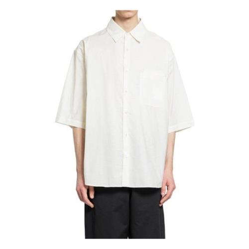 Lemaire Shirts White, Herr