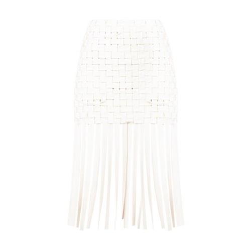 Pinko Midi Skirts White, Dam