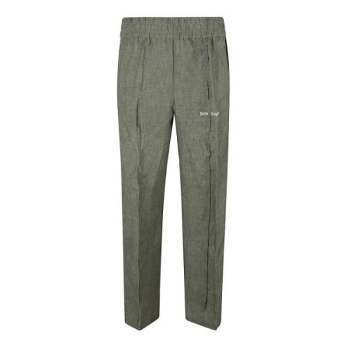 Palm Angels Wide Trousers Green, Herr