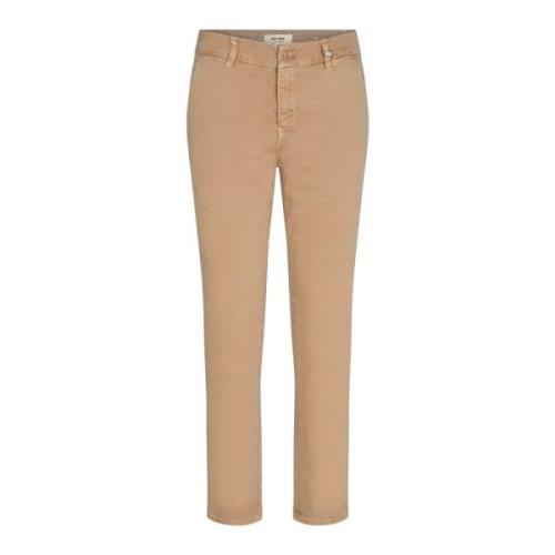 MOS Mosh Skinny Trousers Beige, Dam