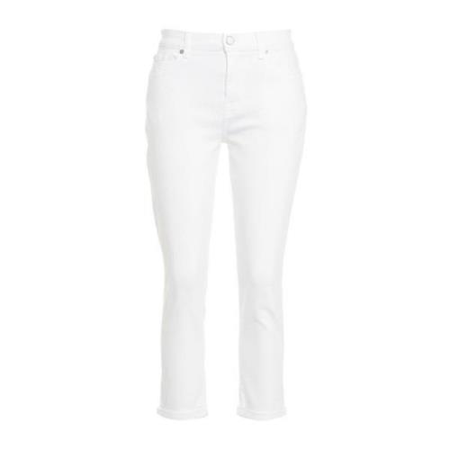 7 For All Mankind Skinny Jeans för Kvinnor White, Dam