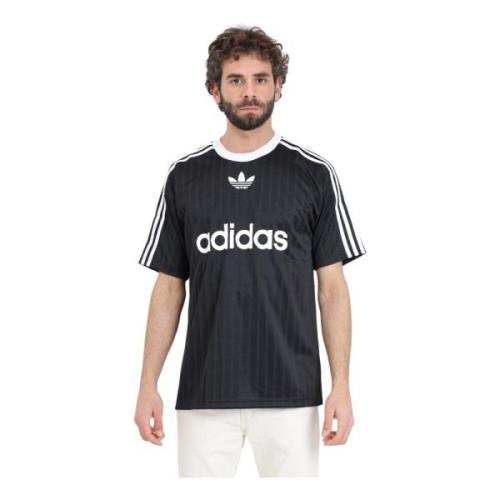 Adidas Originals Svart Adicolor Poly T-shirt Ikonisk Trefoil Black, He...