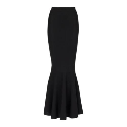 Balmain Jolie Madame stickad kjol Black, Dam