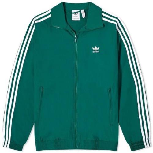 Adidas Originals Grön vävd Firebird tröja Green, Herr