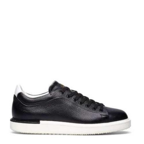 Fabi Mundial Svart Läder Sneaker Black, Dam