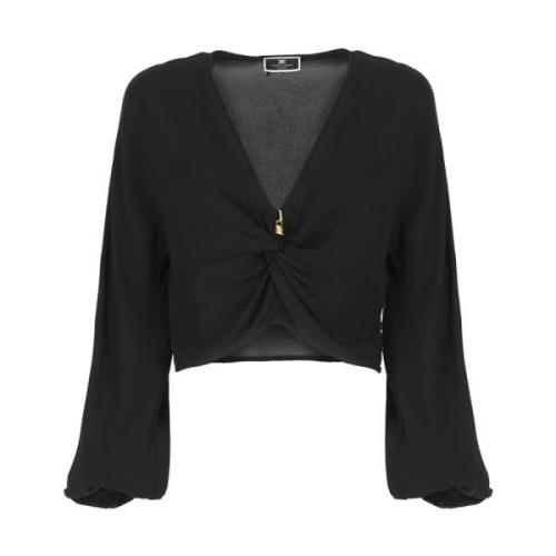 Elisabetta Franchi Blouses Black, Dam