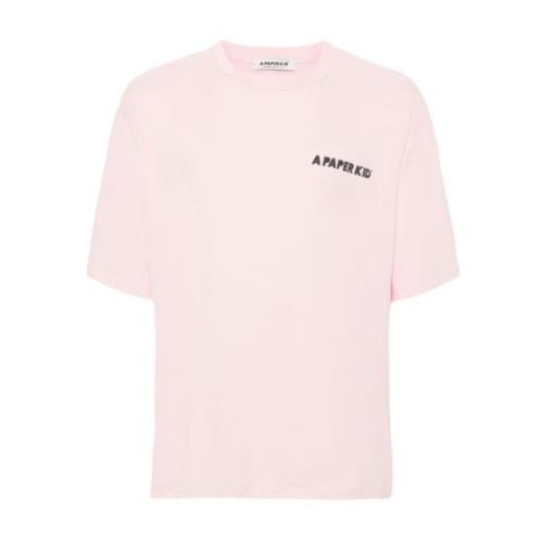 A Paper Kid T-Shirts Pink, Herr