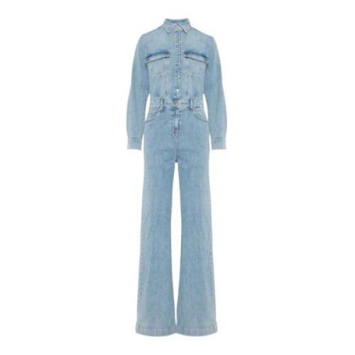 7 For All Mankind Jumpsuits Blue, Dam