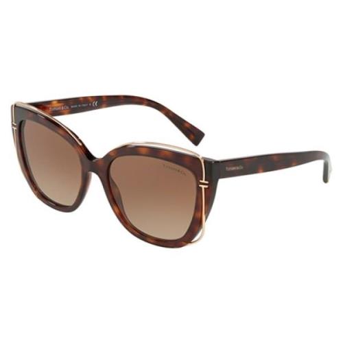 Tiffany Havana/Light Brown Shaded Sunglasses Brown, Dam