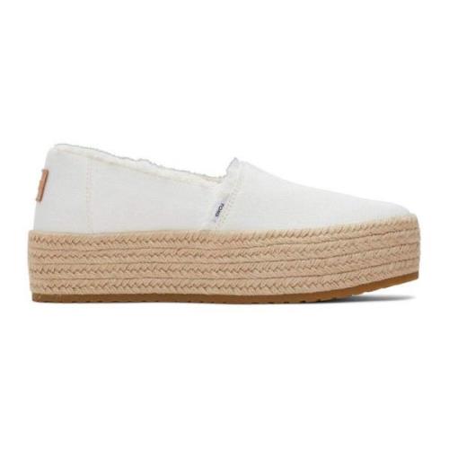 Toms Loafers White, Dam
