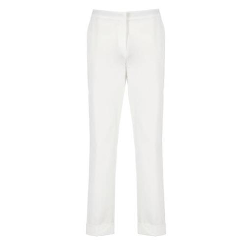 Etro Cropped Trousers White, Dam