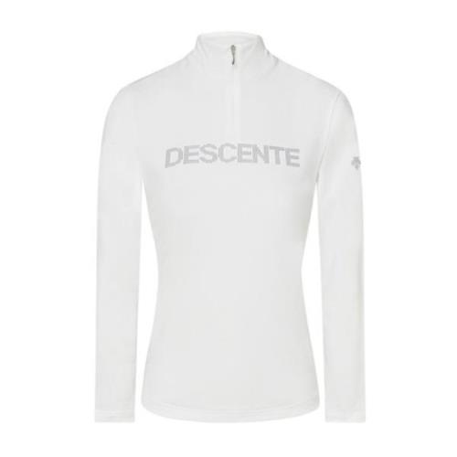 Descente Long Sleeve Tops White, Dam