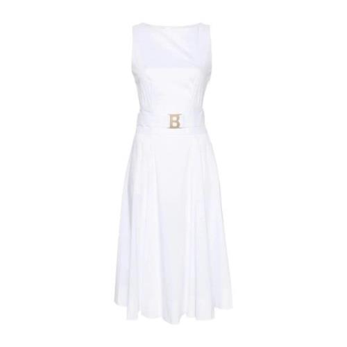 Blugirl Midi Dresses White, Dam