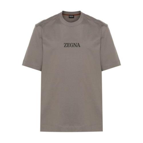 Ermenegildo Zegna T-Shirts Gray, Herr
