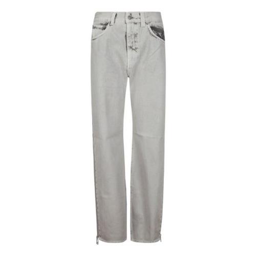 Haikure Straight Jeans Gray, Dam