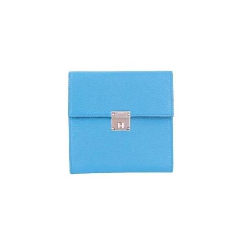 Hermès Vintage Pre-owned Laeder plnbcker Blue, Dam