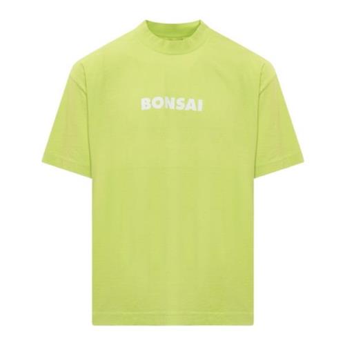 Bonsai Logo Crew Neck T-Shirt Green, Herr