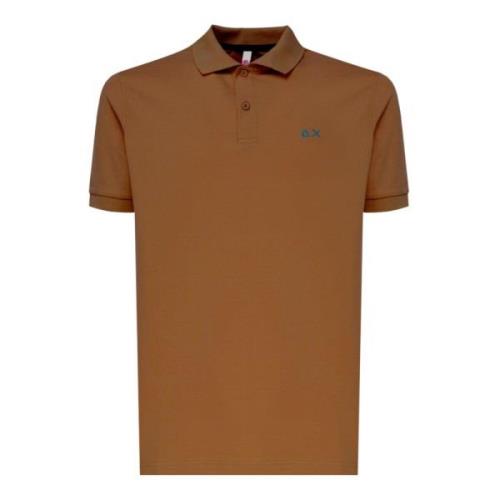 Sun68 Polo Shirts Brown, Herr