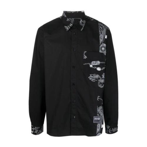 Versace Jeans Couture Long Sleeve Tops Black, Herr