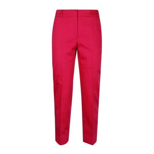 Max Mara Weekend Slim-fit Trousers Red, Dam