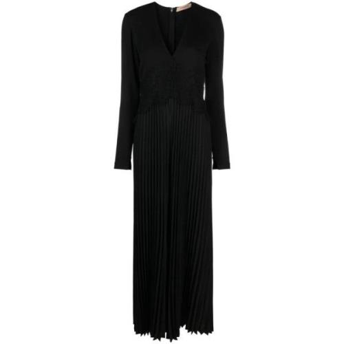 Twinset Maxi Dresses Black, Dam