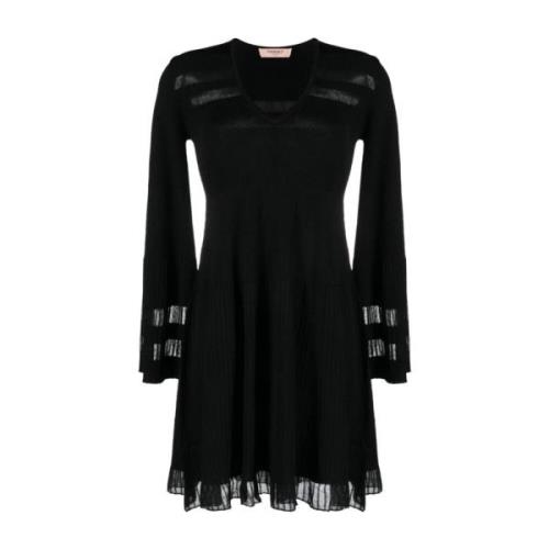 Twinset Short Dresses Black, Dam