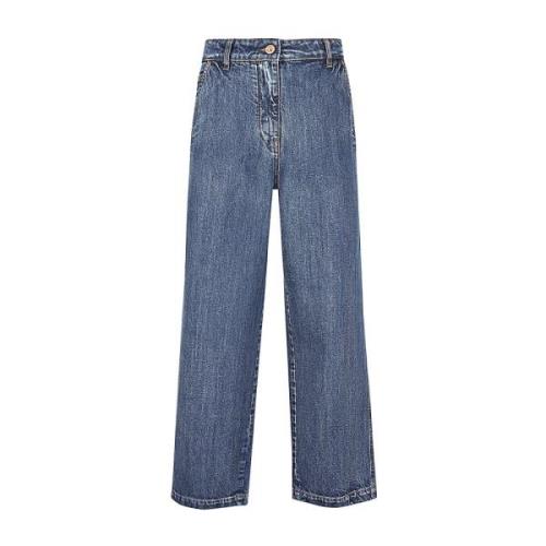 Aspesi Straight Jeans Blue, Dam