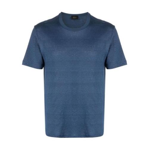 Brioni T-Shirts Blue, Herr