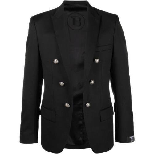 Balmain Blazers Black, Herr