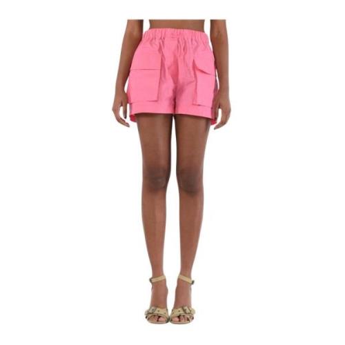 Msgm Short Shorts Pink, Dam