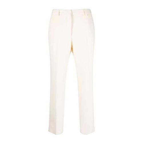 See by Chloé Straight Trousers Beige, Dam