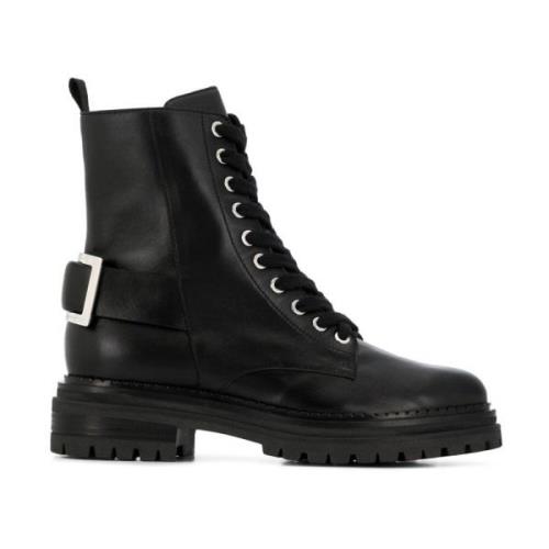 Sergio Rossi Ankle Boots Black, Dam