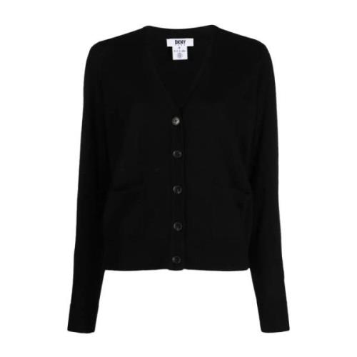 Dkny Cardigans Black, Dam